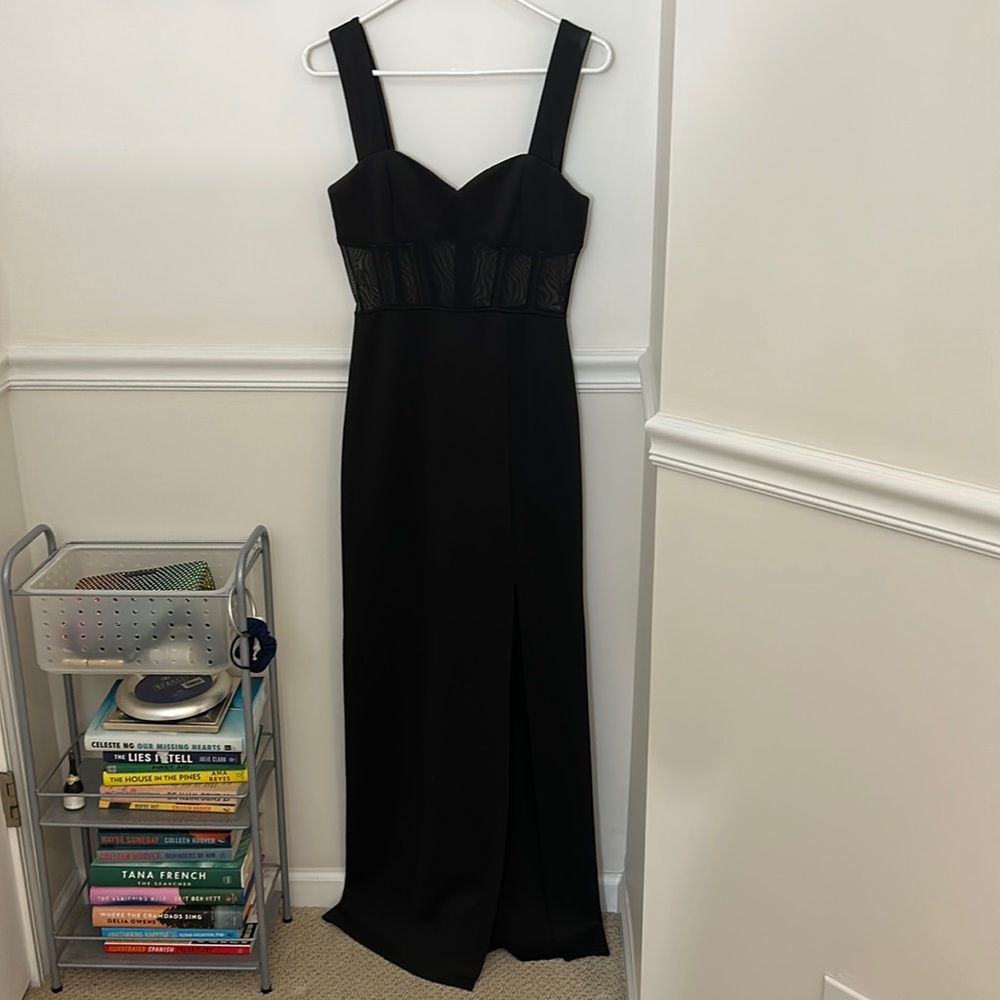 Black tie wedding dress